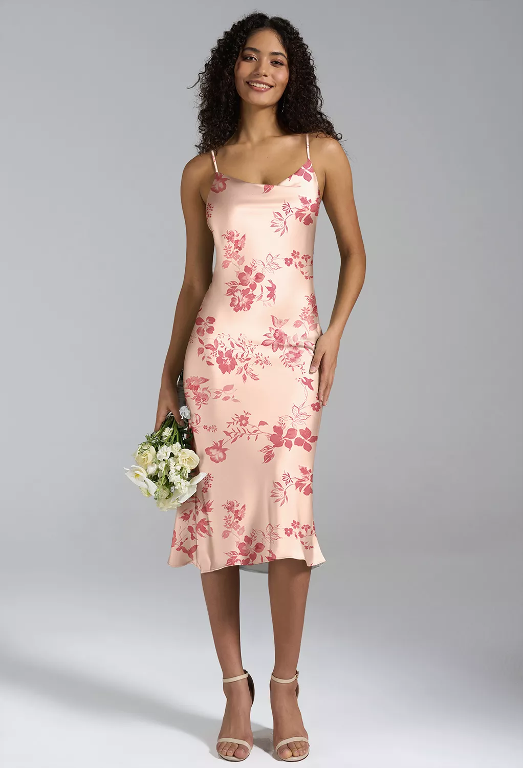 AW Alanna Pink Cherry Blossom  Black Tie Wedding Guest Dresses